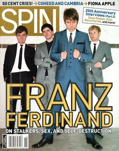 Spin Magazine November 2005 Franz Ferdinand Gwen Stefani Fiona Apple RZA - Picture 1 of 3