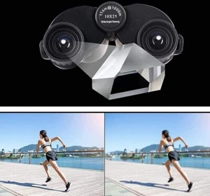 Fernglas 10x25 Volloptisches Prisma tragbares Teleskop Wasserdicht Einstellbar - Bild 1 von 10