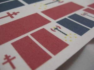 Reality In Scale 1/35, 1/32 WWII French Flags on Real Cotton - Picture 1 of 1