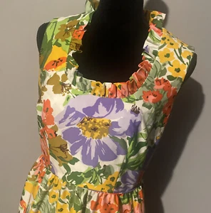 Passport Womens Vintage Floral Sleeveless Maxi Dress Med Lg See Measurements - Picture 1 of 12