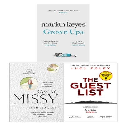 Grown Ups, Saving Missy, The Guest List 3 Books Collection Set Hardcover NEW - Image 1 of 4