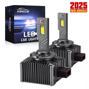 D1C/D1R/D1S 6000K White HID Xenon Headlight OEM Replacement Bulbs 30000LM 2pcs - Picture 1 of 9
