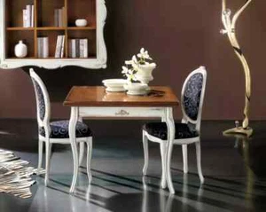 Esstisch 4x Stühle Esszimmer Set Essgruppe Tisch Garnitur Weiß Neu - Bild 1 von 2