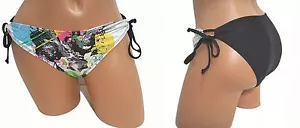 Local Motion NEU schwarz Damen Junior Größe S Small 2 4 Bikiniunterteil $ 45 2856 - Bild 1 von 3