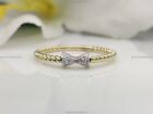 Gift For Her 14k Gold Diamond Stacking Art Deco Birthday Engagement Diamond Ring