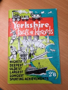 Yorkshire Facts & Records 1968 Quizzes Competition Ideas History Questions - Picture 1 of 3