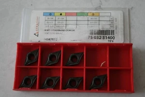 WNT / Ceratizit Carbide Inserts - DCMT 11T302EN-F43 ( CTCM130 ) - 7 Inserts - Picture 1 of 3