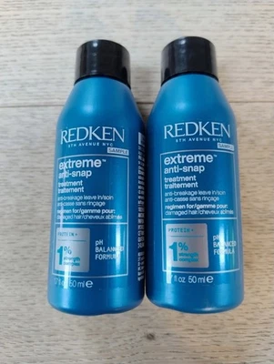 Redken 2 X Extreme Anti-Snap Treatment 2 X 50ml each. - Image 1 of 4