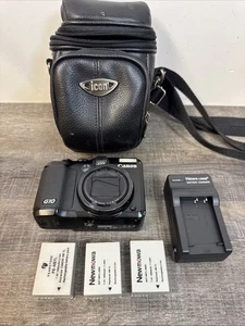 Canon PowerShot G10 Digital Camera 14.7 Megapixel Charger 3 Batteries & Case - Picture 1 of 19
