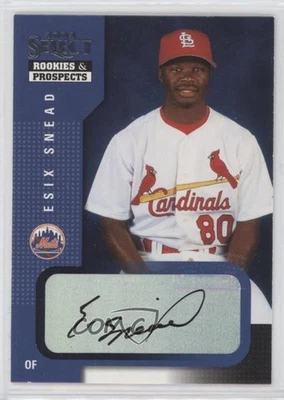 2002 Select Rookies & Prospects Auto Esix Snead #34 Auto - Image 1 of 2