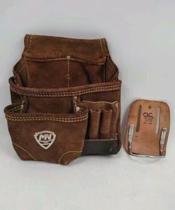 McGuire Nicholas EST. 1932 Wildleder Werkzeugtasche braun 11 Zoll mit Hammerschlaufe (OHNE GÜRTEL) - Bild 1 von 8