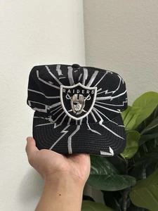 Vintage 90s LA Oakland Raiders Starter “Collision” 100% Wool Snapback Hat - Picture 1 of 11
