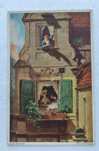 Carl Spitzweg POSTCARD Original 1920s non Viaggiata - Imagen 1 de 2