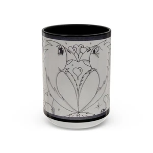 Taza de café Love Birds ilustración de Stephanie - Regalo, aniversario, [...] - Imagen 1 de 5