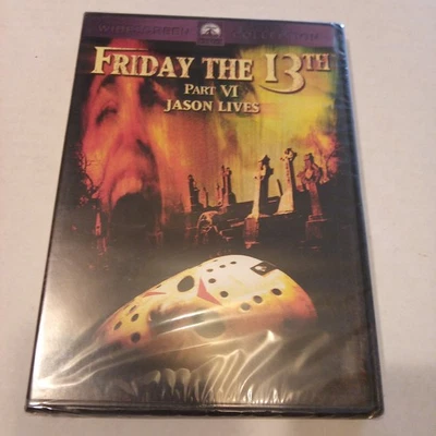 Friday the 13th - Part 6: Jason Lives (DVD, 2001, Widescreen) - Image 1 of 2