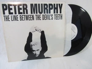 Peter Murphy ”The Line Between The Devil's Teeth” LP/12” White Lbl. Promo (NM) - Picture 1 of 4