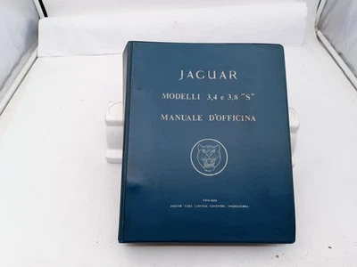 Manuale officina Jaguar S Type 3.4 3.8  litri originale in Italiano no copia '66 - Immagine 1 di 4