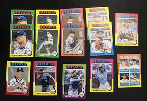 2024 Topps Heritage BASE Kansas City Royals 14 Card Team Lot ROOKIE VET - Picture 1 of 3