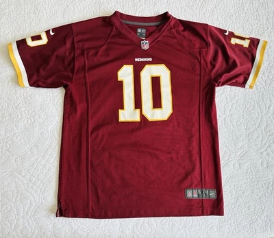 CAMISETA JUVENIL NIKE NFL ROBERT GRIFFIN III #10 WASHINGTON REDSKINS COMANDERS XL Foto 1 de 4