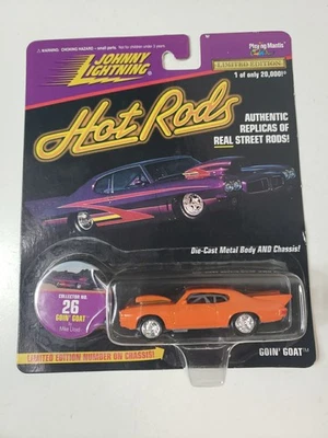 Johnny Lightning Hot Rods Limited #26 Going Goat Orange 1997 con ruedas cromadas Sp Foto 1 de 4