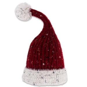 Mirabeau Unisex One Size Santa Knit Confetti Stocking Cap w/ Long Tail - Picture 1 of 2