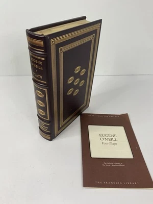 Franklin Library Eugene O'Neill Four Plays Leather Best Loved Books - Image 1 of 4