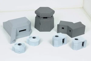 Atlantic Wall Bunkers Set (7 Bunkers) Tabletop Wargaming WW2 Terrain - 15mm - 20 - Picture 1 of 10