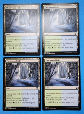 4x Thornwood Falls Eternal Masters 2016 Mtg Magic Gathering Card Dual Land 246 - Image 1 of 4