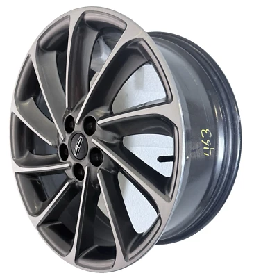Llanta de rueda mecanizada carbón 19" Lincoln Corsair 2022-2025 fabricante original de fábrica 10422 Bu Foto 1 de 4