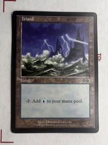 MTG - Island (335) - Urza’s Saga -LP - Free Shipping! - Buy more & Save! - Picture 1 of 2