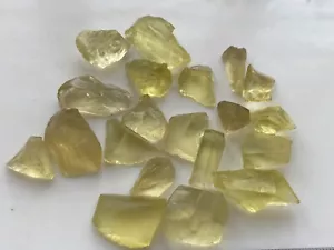 Facettenqualität sauberer natürlicher Citrin grober Edelstein 34,5 Gramm 20 Steine - Bild 1 von 4