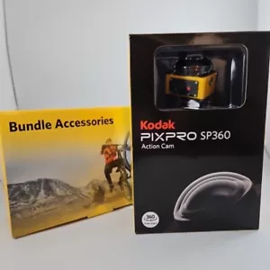 👍 Action Camera Kodak PIXPRO SP360 360° con accessori Explorer - Nuova scatola aperta - Foto 1 di 14