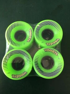 4 pack WOODY'S CRUISER WHEELS 59mm (OURS ARE GREEN) new sealed - Foto 1 di 2