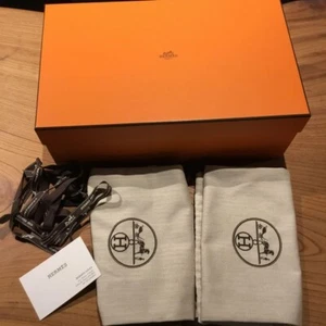 HERMES Empty box, drawstring bag, ribbon, shop card - Picture 1 of 1