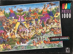Heye 1000 Teile Indian Summer von S. Theurer 1992 Puzzle Vintage Selten - Bild 1 von 3