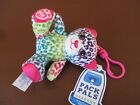  Build A Bear Pack Pals  4" Rainbow Leopard on Back Pack Clip  All Tags