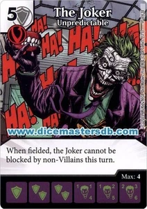 The Joker Unpredictable #57 - Justice League - DC Dice Masters - Picture 1 of 1