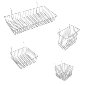 Cesta de exhibición de malla de rejilla de alta resistencia para tienda minorista - Imagen 1 de 5
