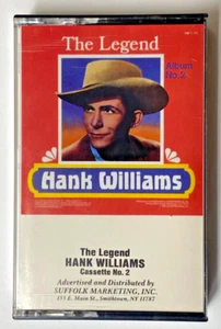 "The Legend" Hank Williams Album No. 2 Cassette Tape - Bild 1 von 4