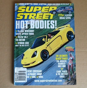 Super Street Magazine July 2002 vol.6 no.7 Toyota Spyder Drag Civic RX7 TriMotor - Picture 1 of 18
