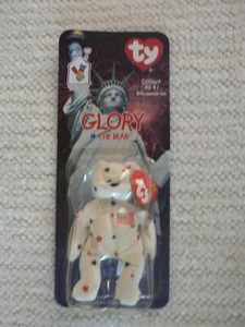 Nuevo Ty Teenie Original Beanie Baby Glory the Bear 1997 McDonalds con error en la etiqueta - Imagen 1 de 10