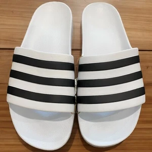 ADIDAS Unisex's ADILETTE AQUA SLIDES - White US 12 (SH2765) - Picture 1 of 1