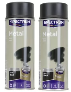 Lot 2 Peinture Spray Spécial Métal bombe aérosol 2x400 ml - Picture 1 of 1