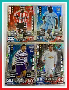 14/15 Topps Match Attax Extra Premier League Trading Cards - New Signing - Picture 1 of 29