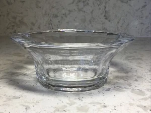 Dansk Lead Crystal 6 1/2" Round 16 panel flared bowl Pattern 09012 - Picture 1 of 8