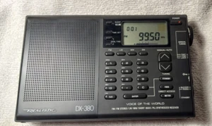 REALISTYCZNY ODBIORNIK KRÓTKOFALOWY RADIOWY AM / FM / LW Model cyfrowy DX-380 - Zdjęcie 1 z 11