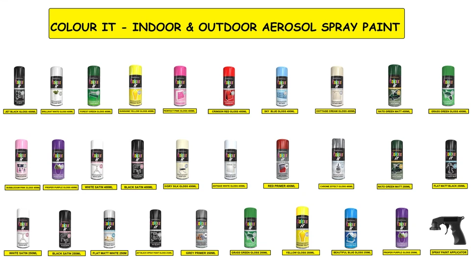 All-Purpose Interior & Exterior Aerosol Spray Paint Gloss Wood Metal Spray - Image 1 of 1