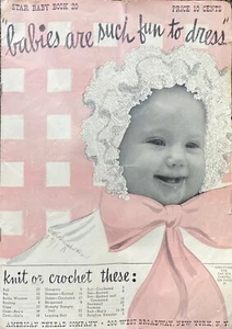 Vintage Star Baby Book 20 ""I bambini sono così divertenti da vestire"" motivi all'uncinetto/lavorati a maglia - Foto 1 di 5