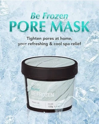 Máscara de argila Aperire Spa Relief Be Frozen poros limpeza profunda lama facial resfriamento - Imagem 1 de 4