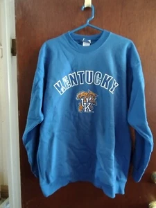 Vintage Kentucky Wildcats UK Sweatshirt Men's Large New with Tags - Picture 1 of 7
